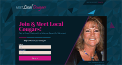 Desktop Screenshot of meetlocalcougars.com